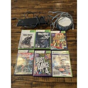 Xbox 360 Kinect And Portal Of Power With 6 Games Not Tested